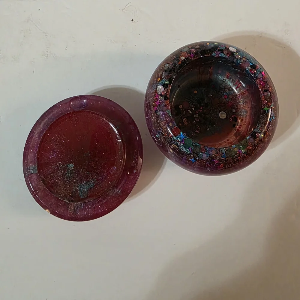 Hand Crafted pink purple